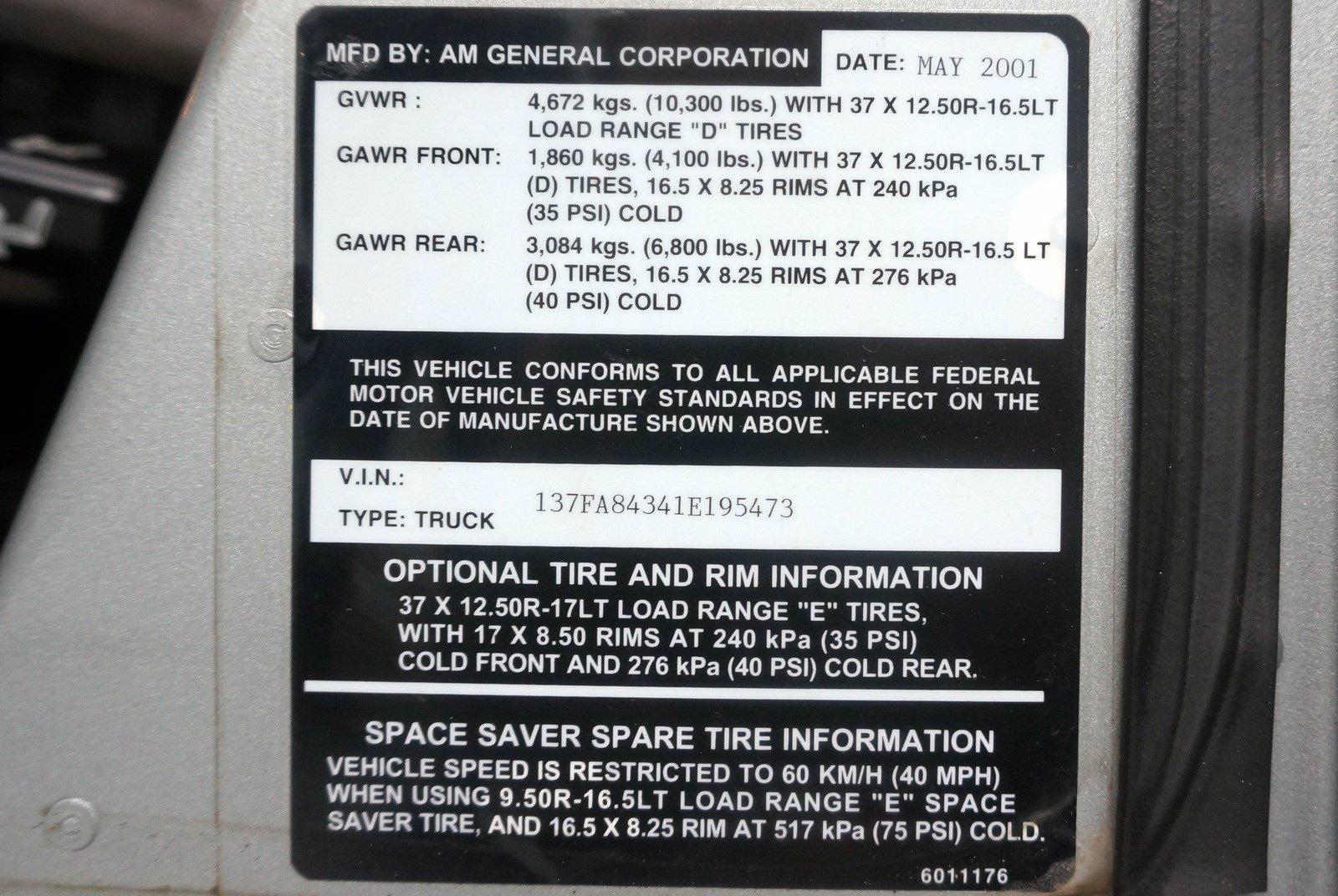 Used 2001 AM General Hummer | St. Petersburg, FL
