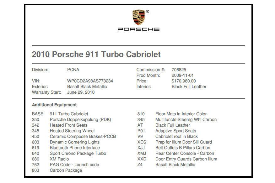 Used 2010 Porsche 911 Turbo | St. Petersburg, FL
