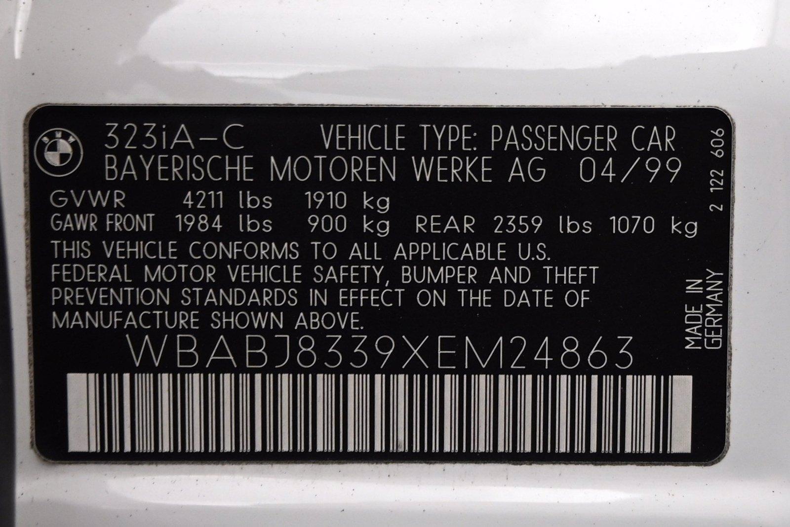 Used 1999 BMW 3 Series 323icA | St. Petersburg, FL