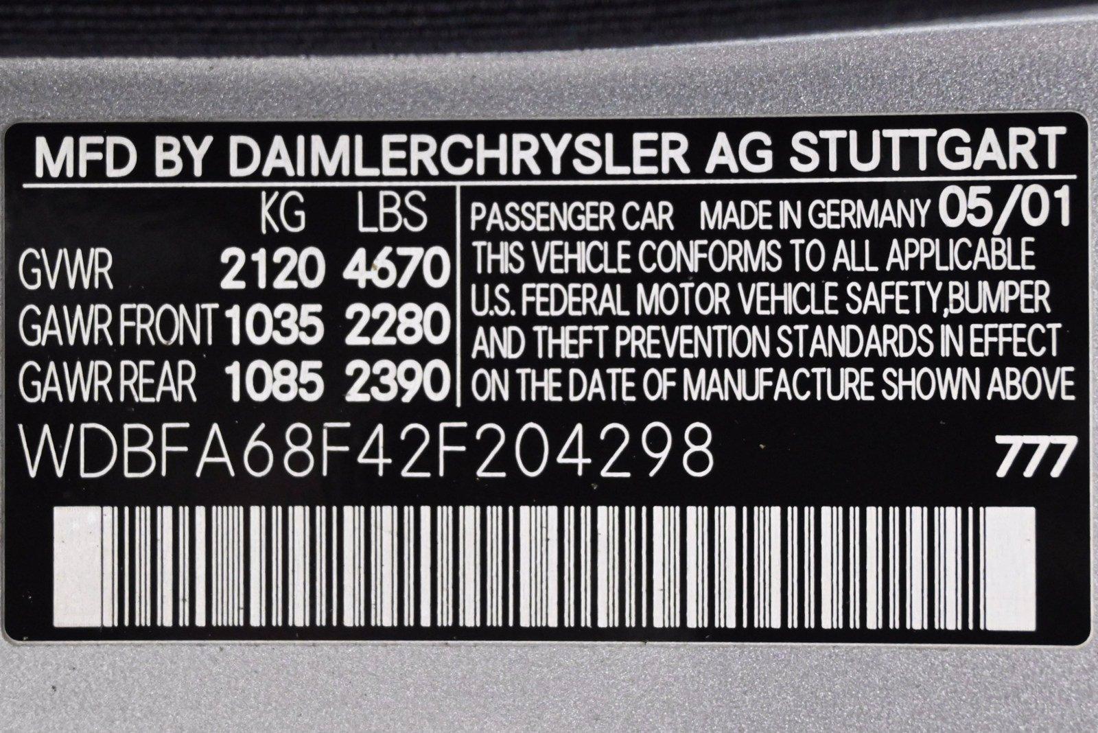 Used 2002 Mercedes-Benz SL500 Silver Arrow | St. Petersburg, FL