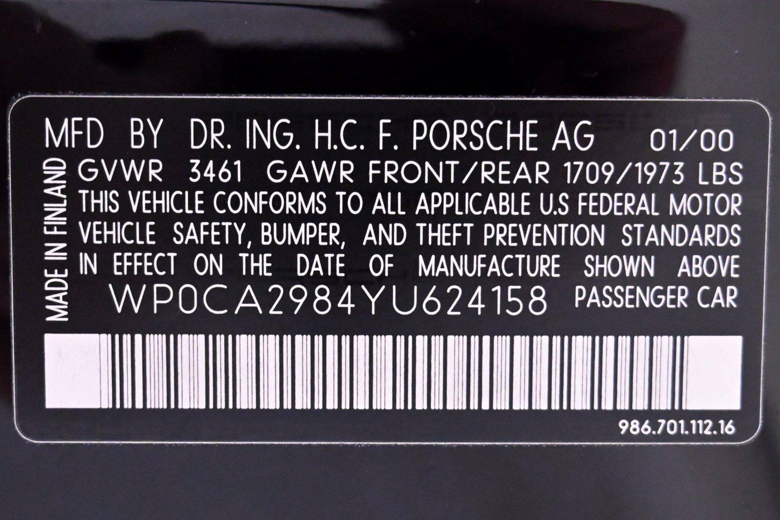 Used 2000 Porsche Boxster | St. Petersburg, FL