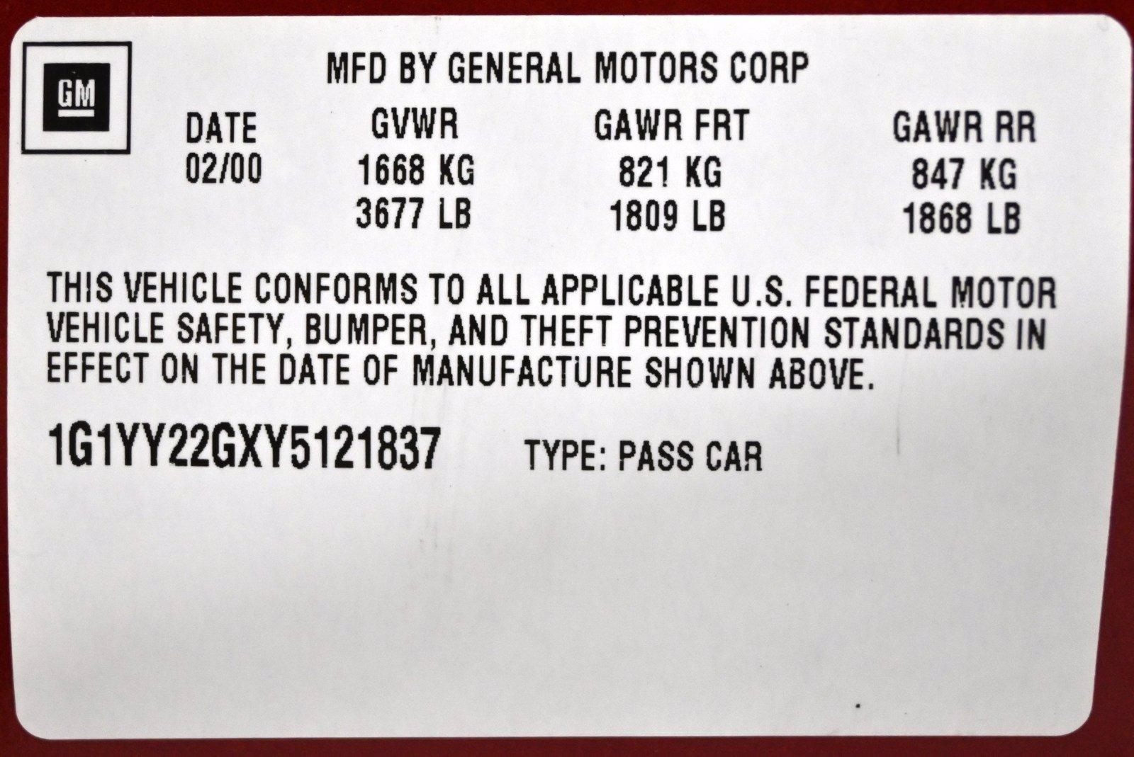 Used 2000 Chevrolet Corvette | St. Petersburg, FL
