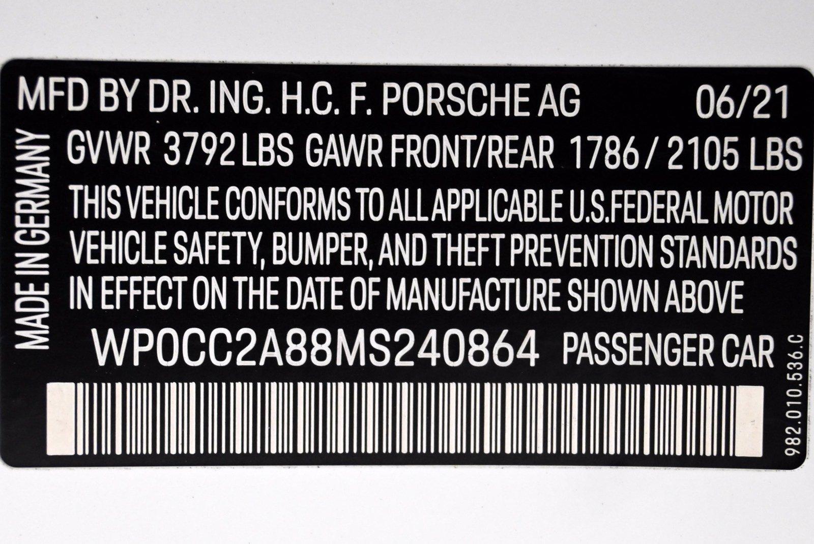 Used 2021 Porsche 718 Spyder | St. Petersburg, FL
