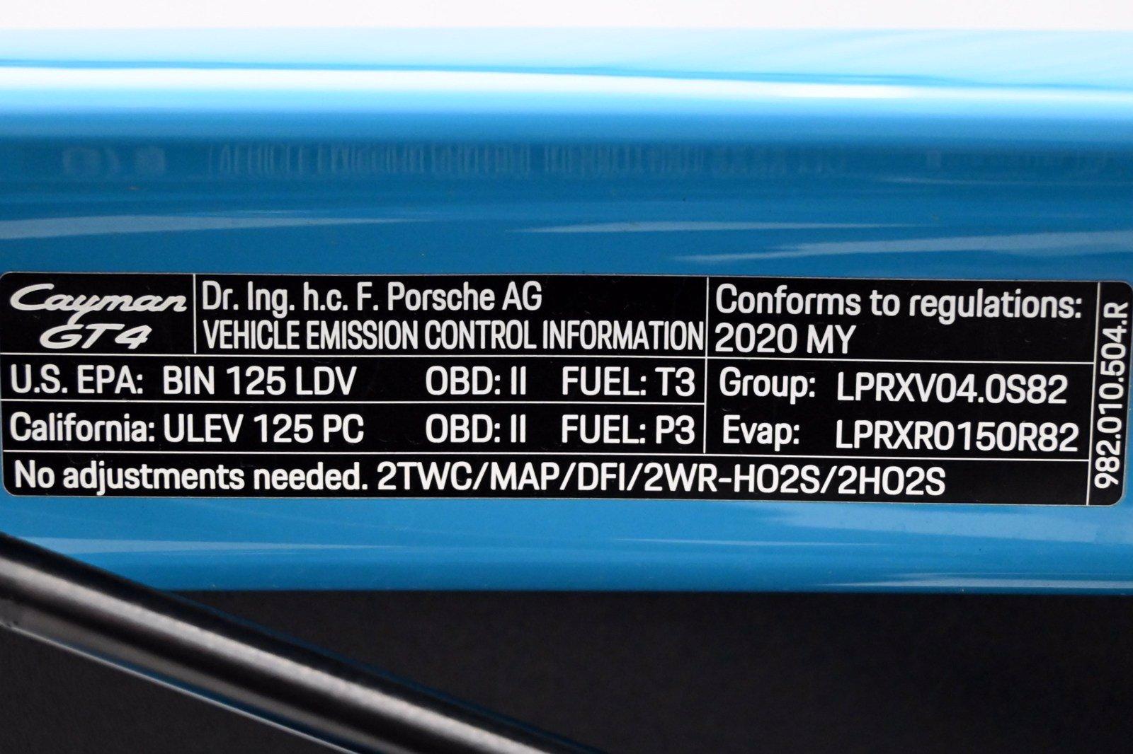 Used 2020 Porsche 718 Cayman GT4 | St. Petersburg, FL