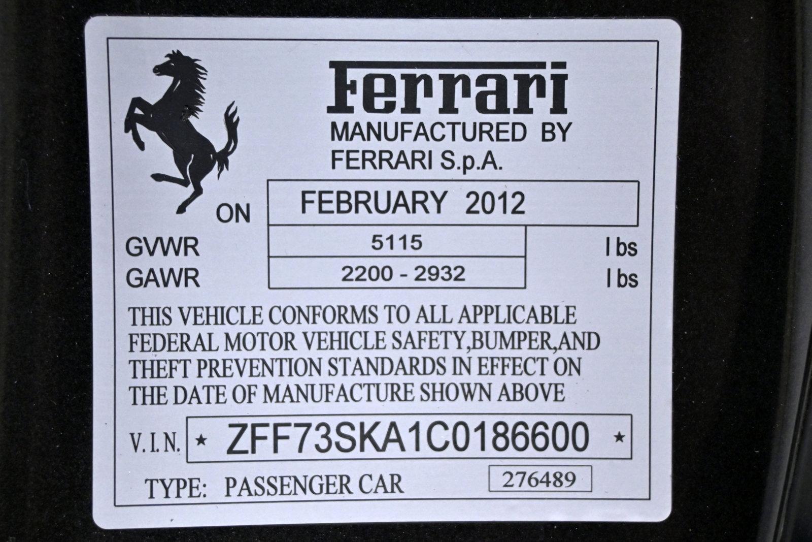 Used 2012 Ferrari FF CERTIFIED | St. Petersburg, FL