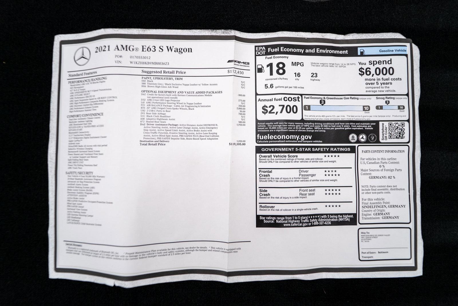 Used 2021 Mercedes-Benz E63-S 4MATIC+ AMG | St. Petersburg, FL