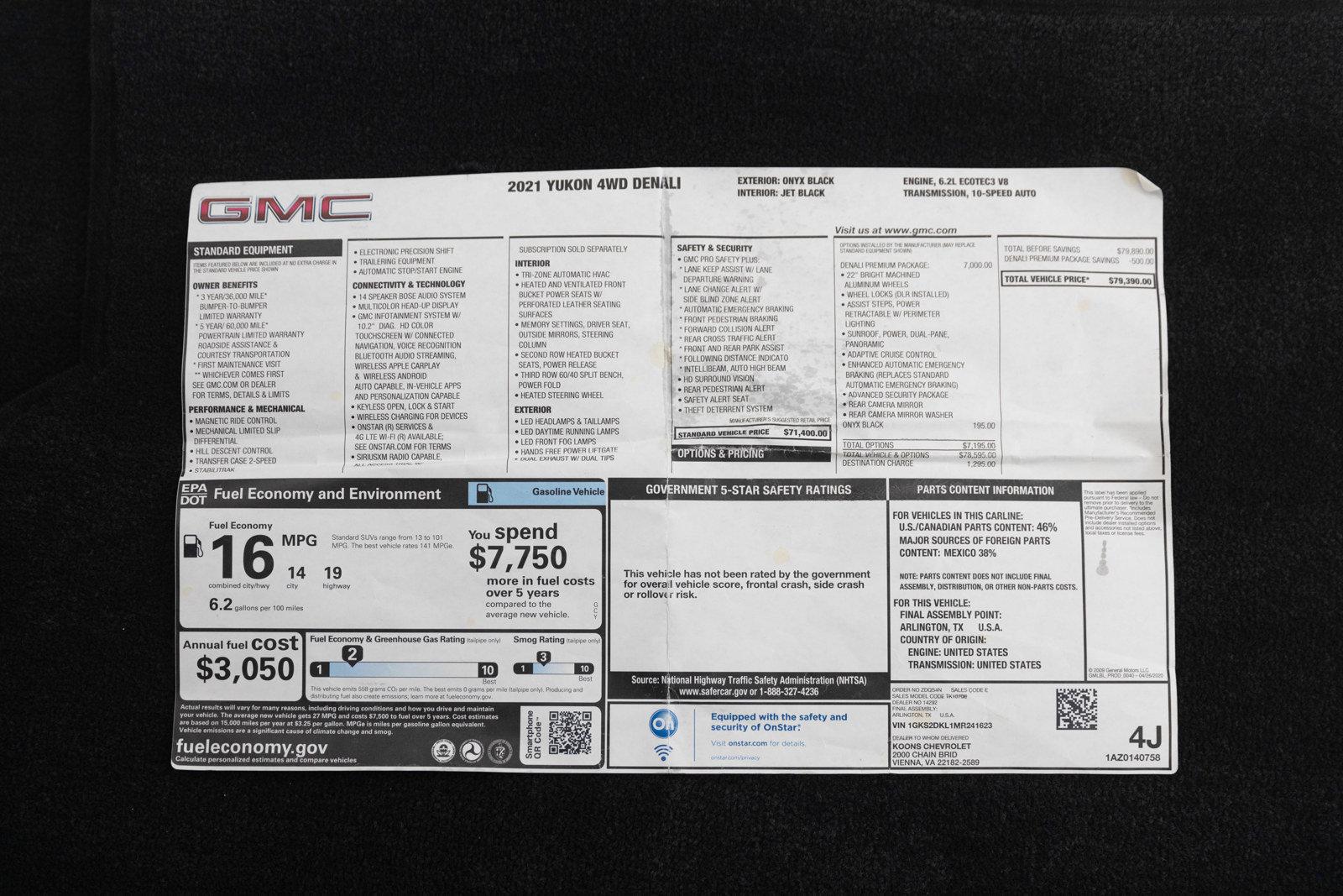 Used 2021 GMC Yukon Denali | St. Petersburg, FL